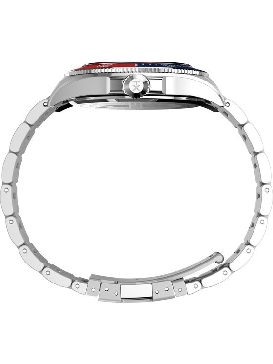Timex Timex Zegarek TW2Y33300 Srebrny