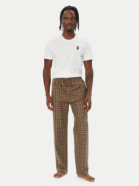 Polo Ralph Lauren Polo Ralph Lauren Піжама 714931645011 Хакі Regular Fit