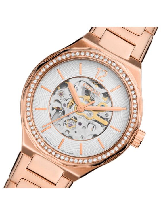 Fossil Fossil Zegarek BQ3781 Różowe złoto