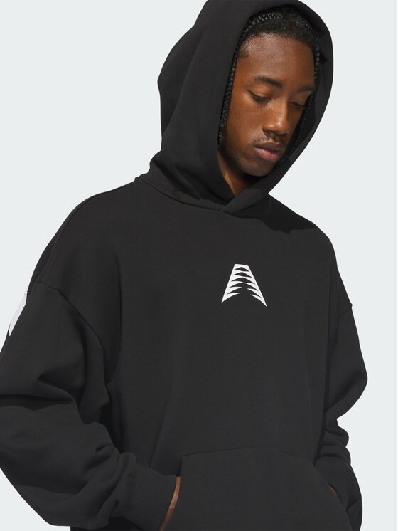 adidas adidas Bluza techniczna Anthony Edwards Believe That Czarny Loose Fit