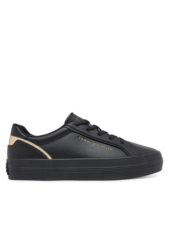Sneakers Tommy Hilfiger Vulc Foxing FW0FW08683 Negru