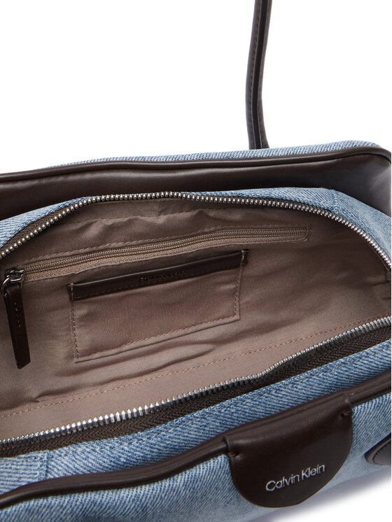 Calvin Klein Calvin Klein Τσάντα Emblem Trio Denim Shoulder Bag LV04F3830G Μπλε