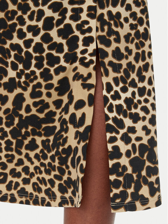 JDY JDY Tiesus sijonas Ivy 15347463 Ruda Slim Fit