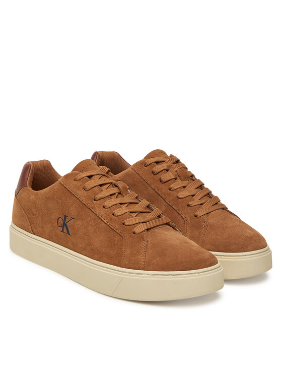 Calvin Klein Calvin Klein Sneakersy Classic Cupsole Laceup Su YM0YM01434 Hnedá