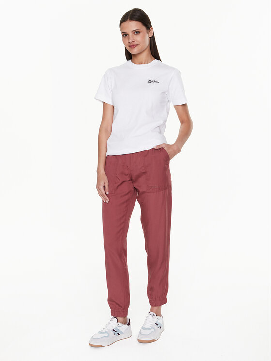 Jack Wolfskin Jack Wolfskin Tehnička majica Essential 1808352 Bijela Regular Fit