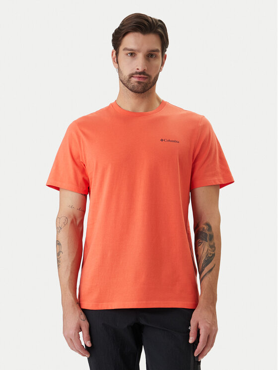 Columbia Columbia T-krekls CSC™ Logo Back Tee 2155011 Oranžs Regular Fit