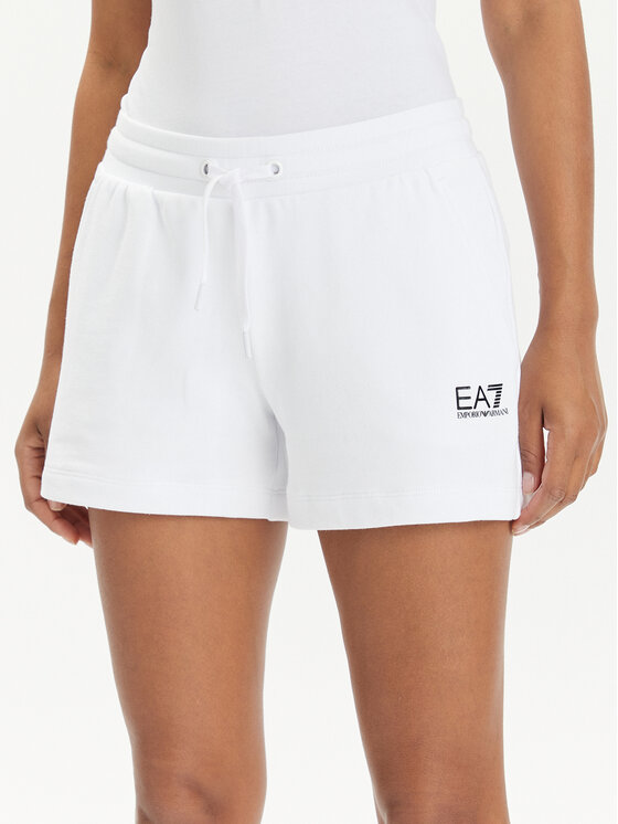 EA7 Emporio Armani EA7 Emporio Armani Pantaloncini sportivi 3DTS52 TJSYZ 0102 Bianco Regular Fit