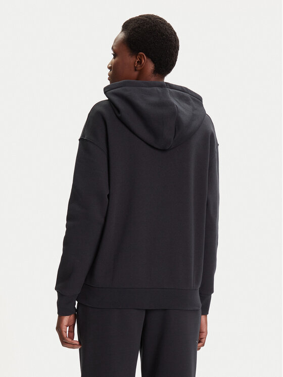 Under Armour Under Armour Majica dugih rukava Essential 1373033 Crna Relaxed Fit