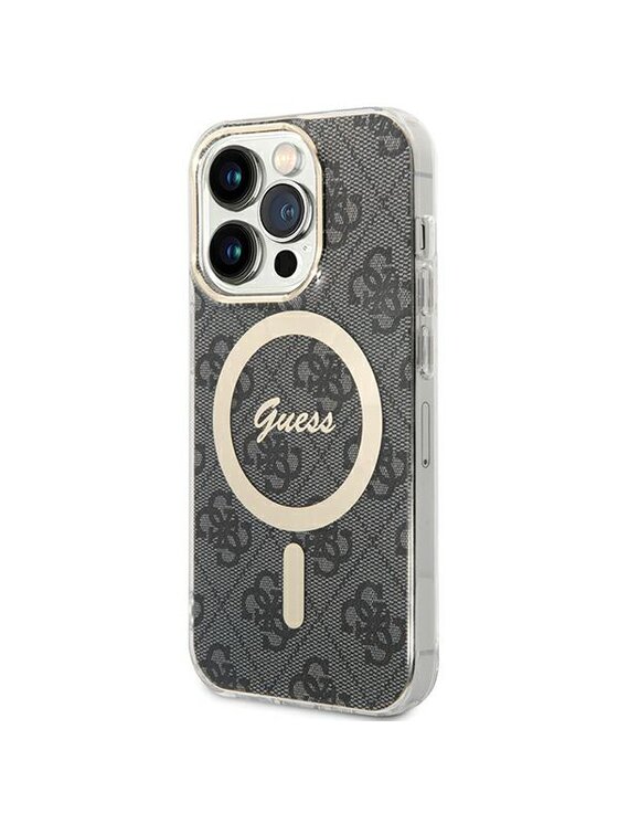 Etui na telefon Guess, Czarne, iPhone 15 Pro