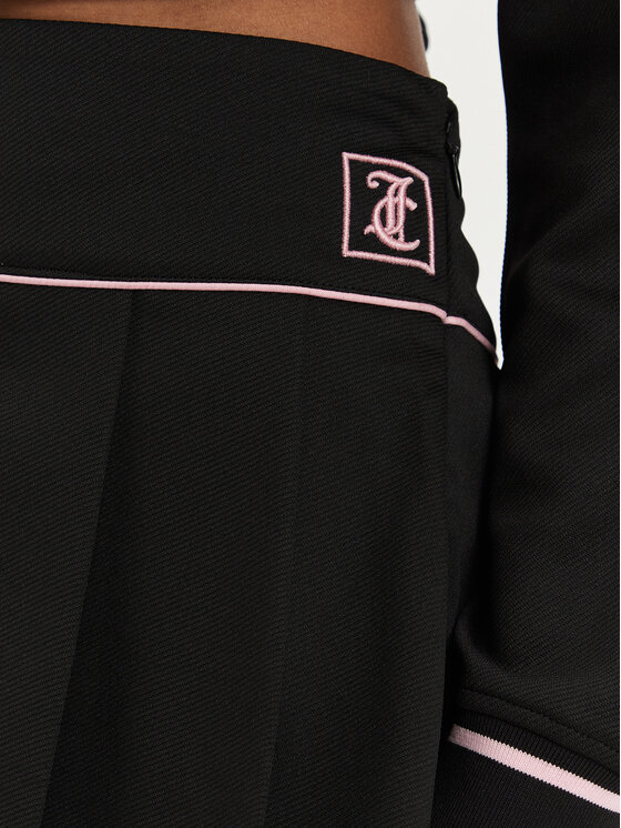 Juicy Couture Juicy Couture Fustă plisată Aluna JCSGS223416 Negru Regular Fit