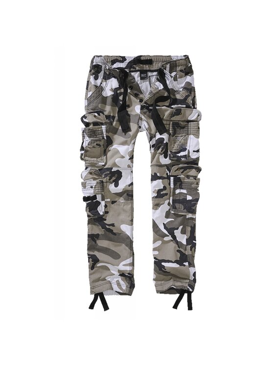 Brandit Brandit Spodnie materiałowe 1016.15 Szary Slim Fit