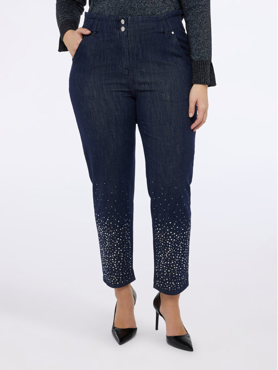 Fiorella Rubino Fiorella Rubino Jeansy P414T005116N034 Niebieski Regular Fit