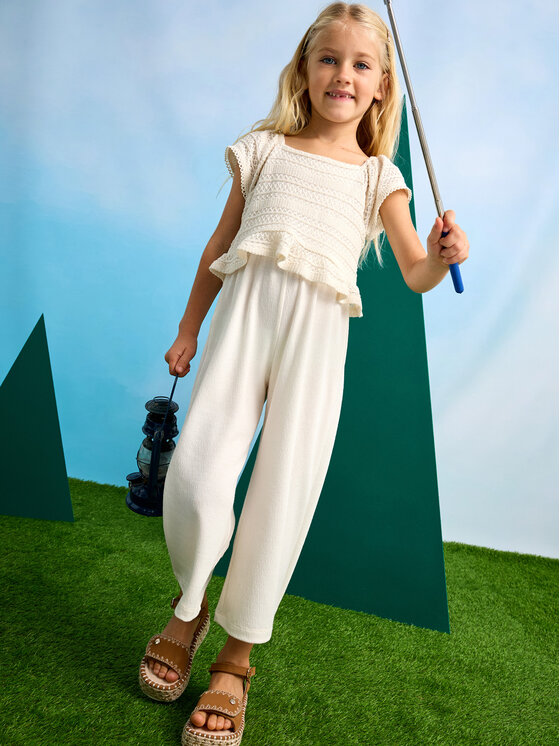 Mayoral Mayoral Jumpsuit 3874 Beige Regular Fit