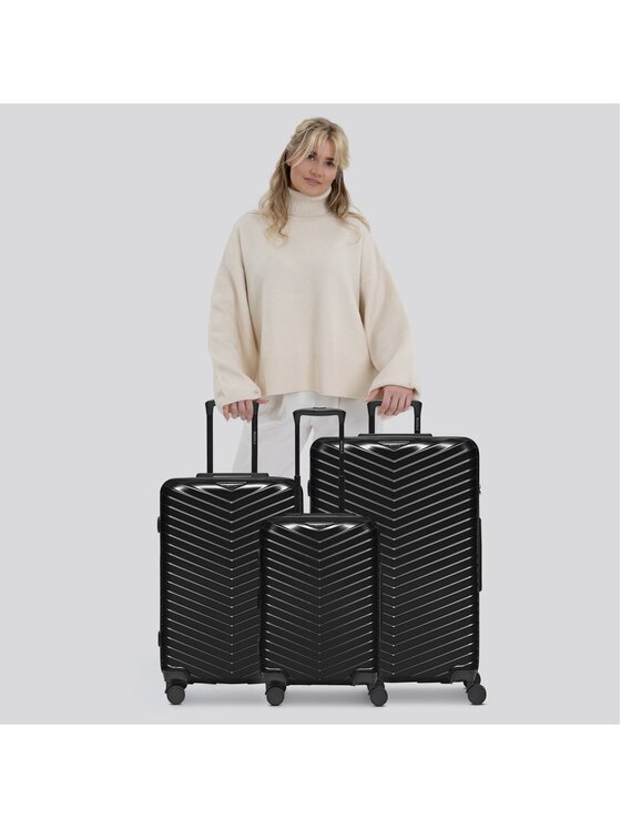 Redolz Redolz Komplet walizek 301086 Czarny