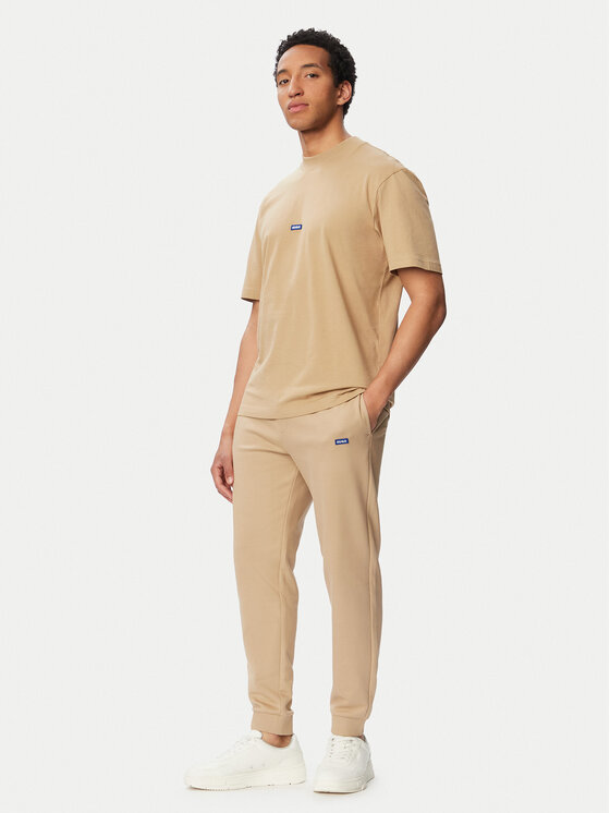 HUGO HUGO Donji dio trenerke Napin 50522372 Bež Regular Fit