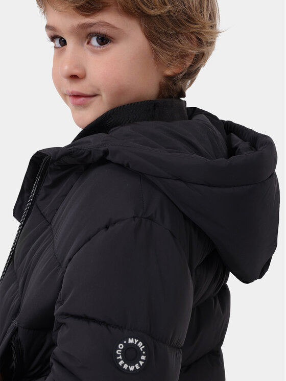 Mayoral Mayoral Зимно яке 4.440 Черен Regular Fit