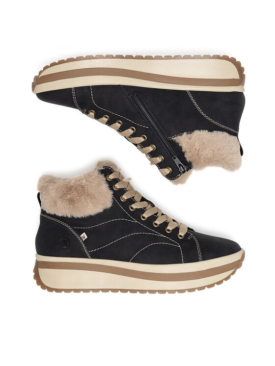 Rieker Revolution Lifestyle Rieker Revolution Lifestyle Botine W0961-01 Negru