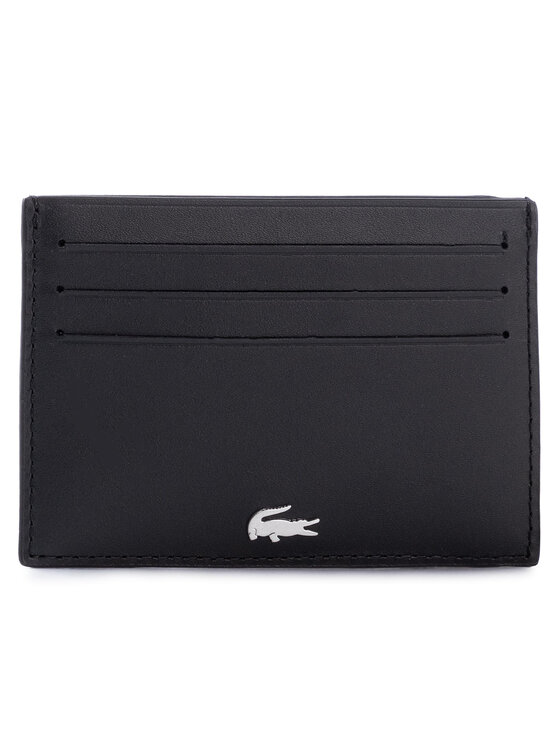 Lacoste Lacoste Sada peňaženka a puzdro na karty M Billfold Coin Box NH2505FG Čierna
