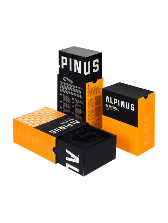 Alpinus Alpinus Bielizna termoaktywna górna Tactical Czarny