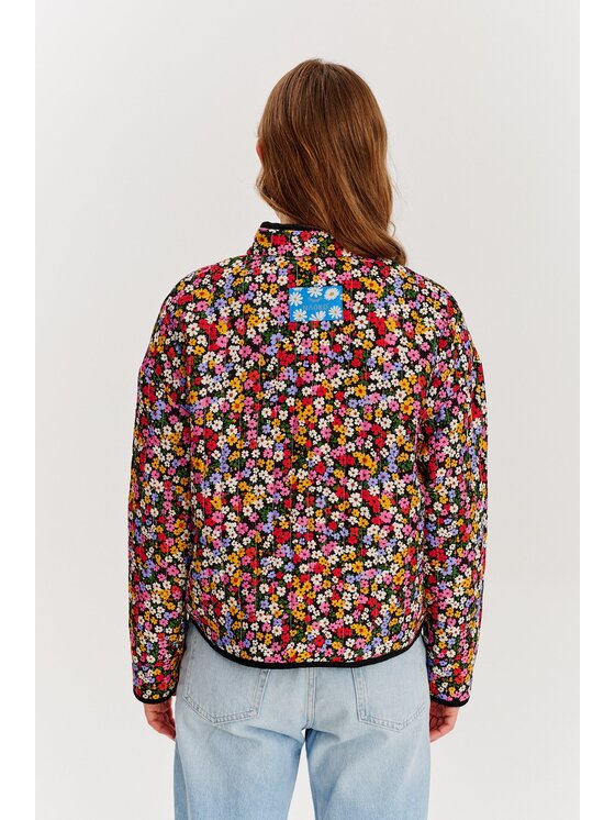 NAOKO NAOKO Prechodná bunda Blossom Charm Čierna Regular Fit