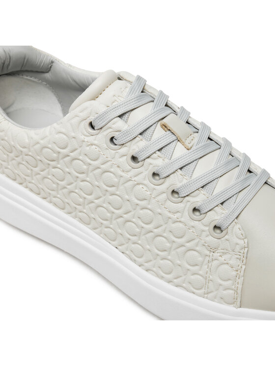 Calvin Klein Calvin Klein Tossud Cupsole Lace Up Saff Mono HW0HW02103 Beež