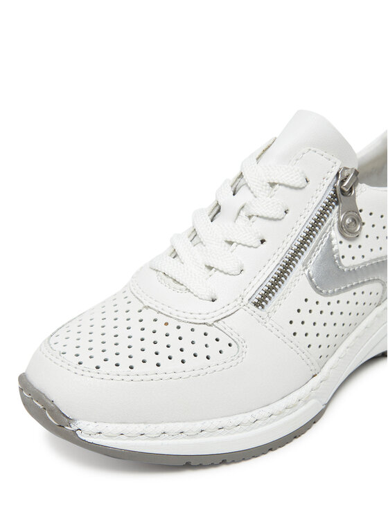 Rieker Rieker Sneakersy N4340-80 Biały