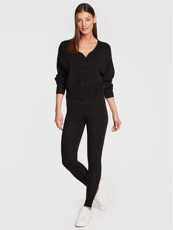 Outhorn Outhorn Kardigan TSWEF001 Czarny Regular Fit
