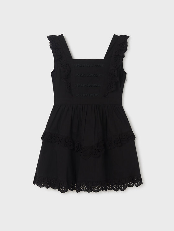 Mayoral Mayoral Sommerkleid 6918 Schwarz Regular Fit
