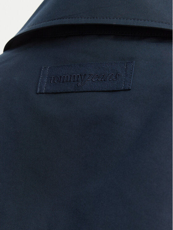 Tommy Jeans Tommy Jeans Trench DW0DW22322 Bleumarin Relaxed Fit