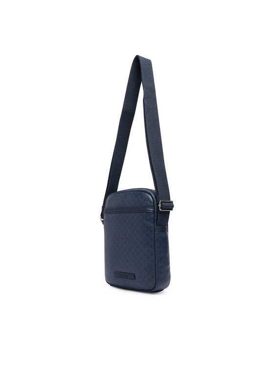 Calvin Klein Calvin Klein Τσαντάκι Emblem Aop Coated Slim Reporter LV04D3334G Σκούρο μπλε