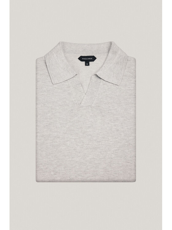 Próchnik Próchnik Polo PM6 PO073125000045 Szary Regular Fit