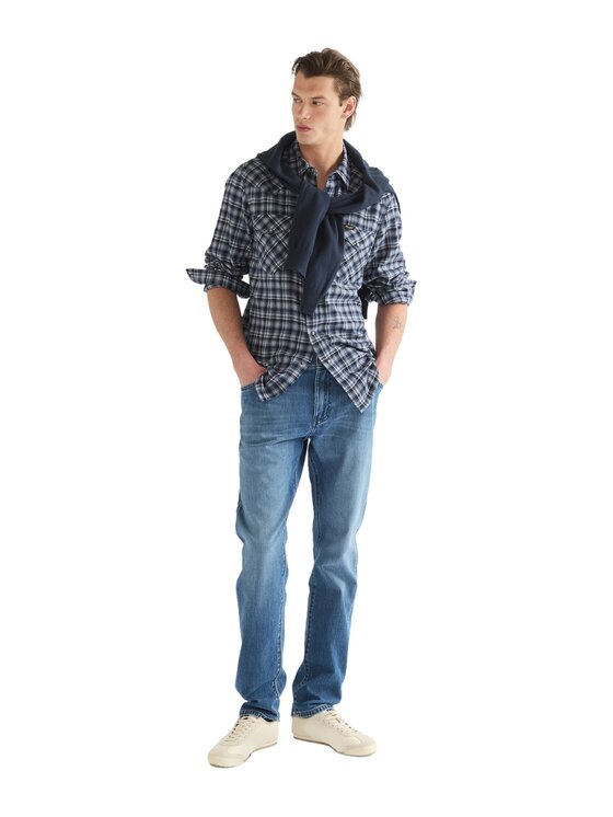 Wrangler Wrangler Jeansy 112388215 Niebieski Regular Fit