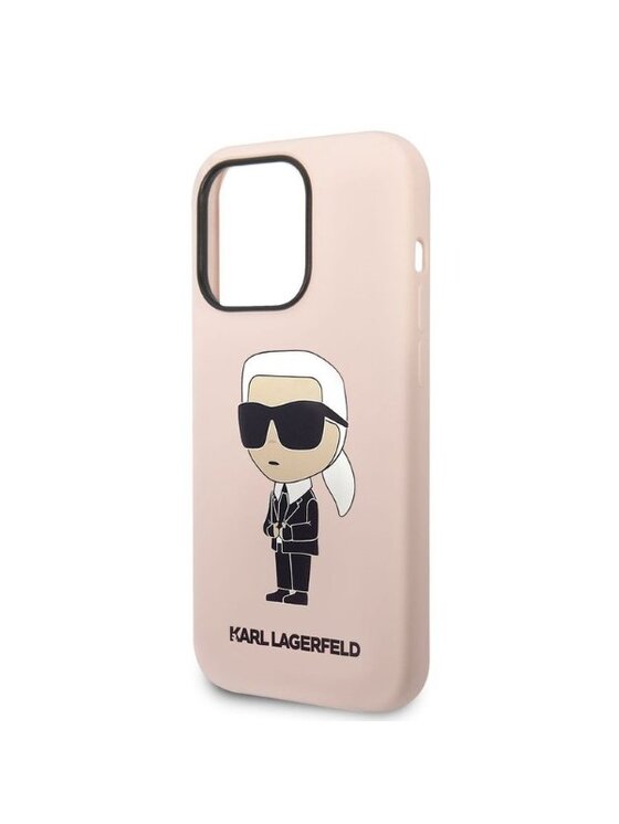 KARL LAGERFELD KARL LAGERFELD Etui na telefon iPhone 14 Pro Max Różowy