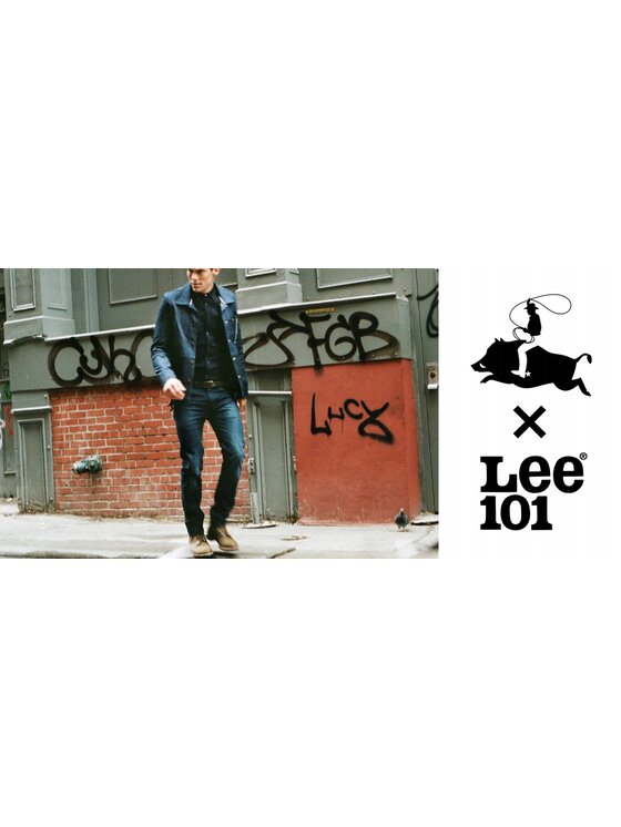 Lee Lee Koszula 101 SS Worker Shirt Niebieski Relaxed Fit