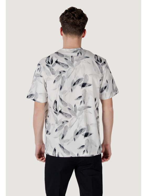 Antony Morato Antony Morato T-shirt RELAXED FIT WITH MATT FOAM LOGO PRINT Bianco Relaxed Fit