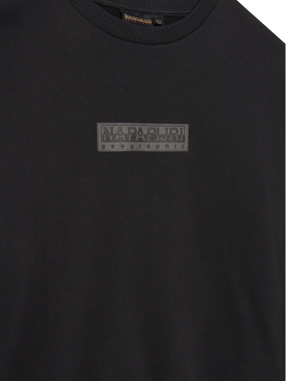 Napapijri Napapijri Світшот B-New Box Logo NP0A8B3K Чорний Loose Fit