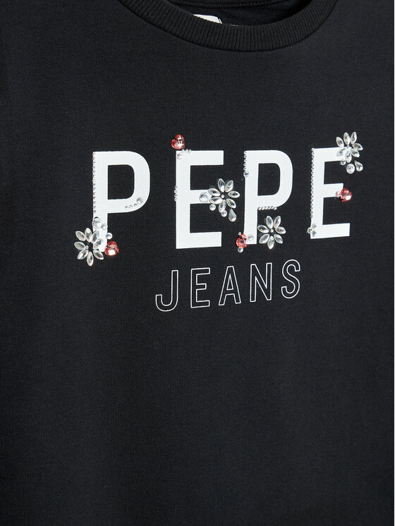 Pepe Jeans Pepe Jeans Sukienka codzienna Melania PG951513 Czarny Regular Fit