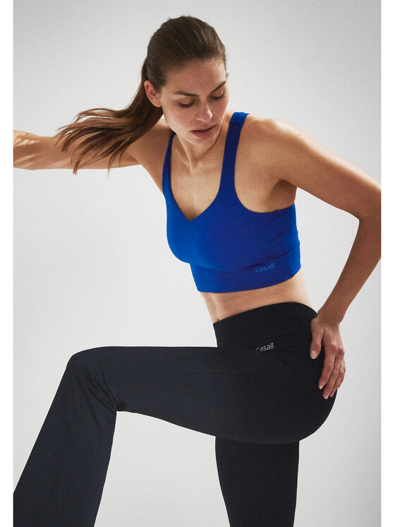 Casall Casall Top Heart Shape Sport Top Niebieski Slim Fit