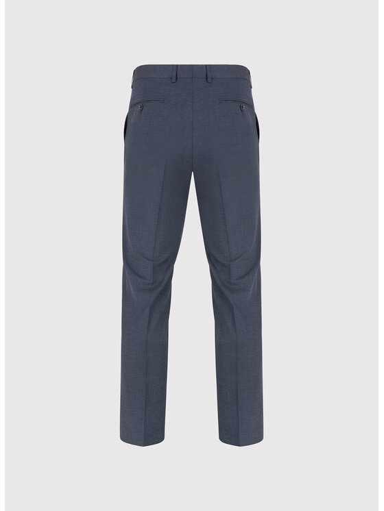 Pako Lorente Pako Lorente Spodnie garniturowe P25WF-6G-007 Granatowy Slim Fit