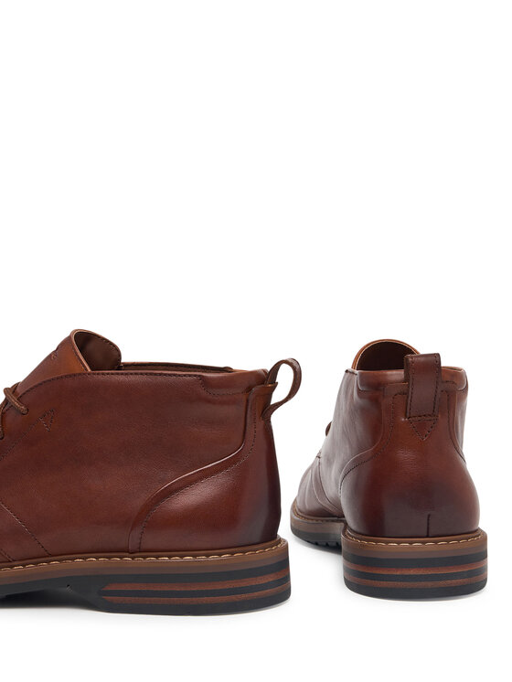 Clarks Clarks Trzewiki Aldwin 2 Chukka 26320116 Brązowy