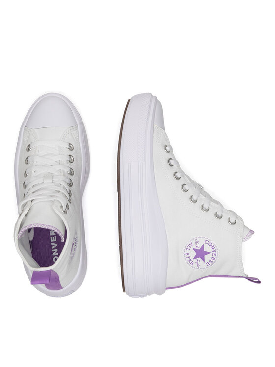 Converse Converse Teniși CHUCK TAYLOR ALL STAR MOVE PLATFORM A03667C Alb