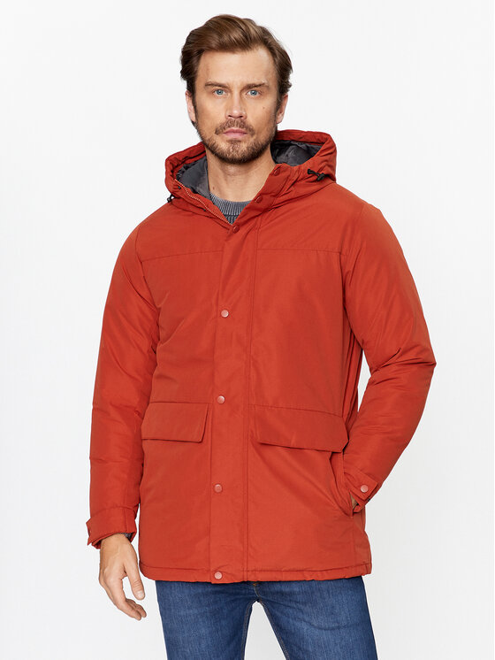 Jack&Jones Jack&Jones Zimska jakna 12236015 Narančasta Regular Fit