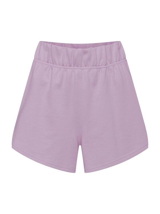 Esotiq Esotiq Bavlnené šortky 42123 Fialová Regular Fit