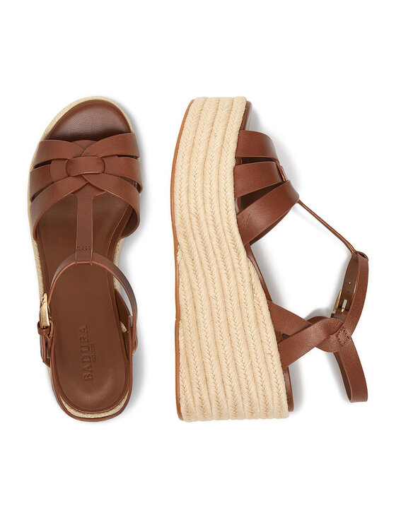 Badura Badura Espadrillas EO-AMARI-LT0228-26-805 Marrone