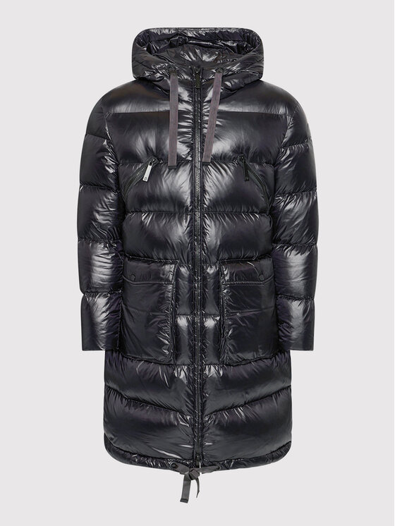Trussardi Trussardi Pūkinė striukė 52S00628 Juoda Regular Fit