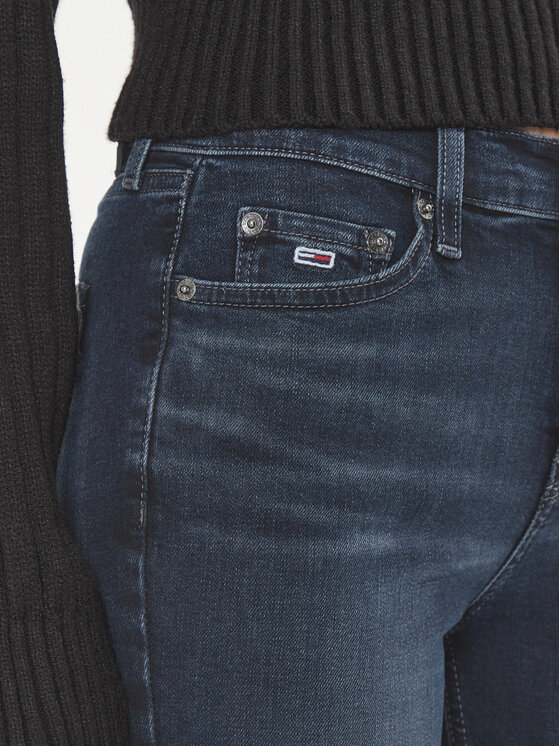 Tommy Jeans Tommy Jeans Jeansy Nora DW0DW19257 Granatowy Skinny Fit