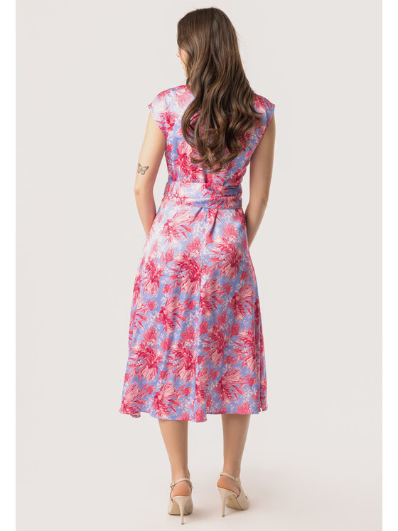 QUIOSQUE QUIOSQUE Sukienka codzienna GARETA DRESS Niebieski Regular Fit