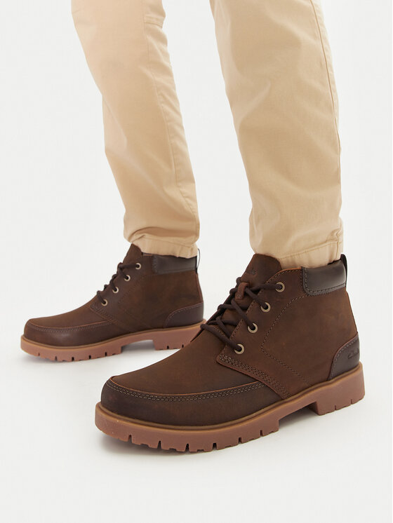 Clarks Clarks Outdoorová obuv Rossdale Mid 26173452 Hnedá