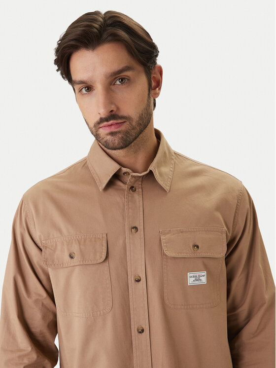 Guess Jeans Guess Jeans Särk M6RH60 WJ921 Pruun Boxy Fit