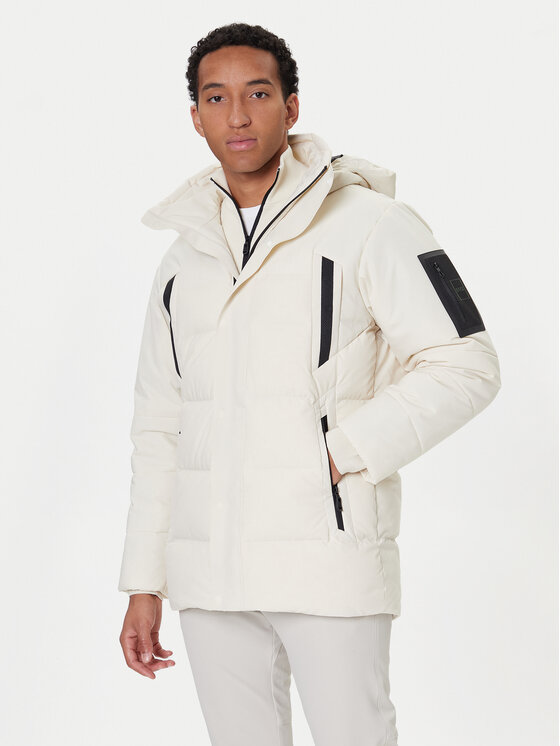 BOSS BOSS Пухено яке Block-X 50547262 Бежов Regular Fit